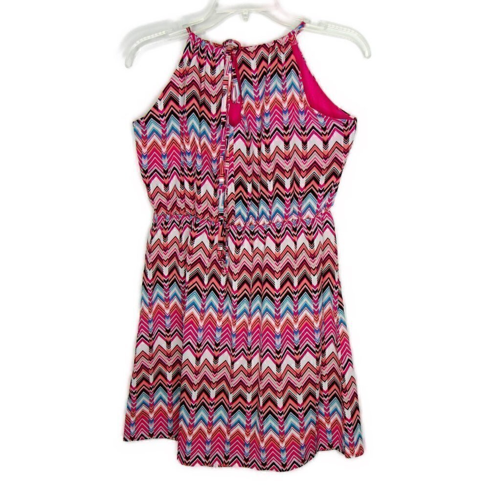 Derek Heart - Spaghetti Strapped Chevron Striped Dress - Large - Picture 5 of 7